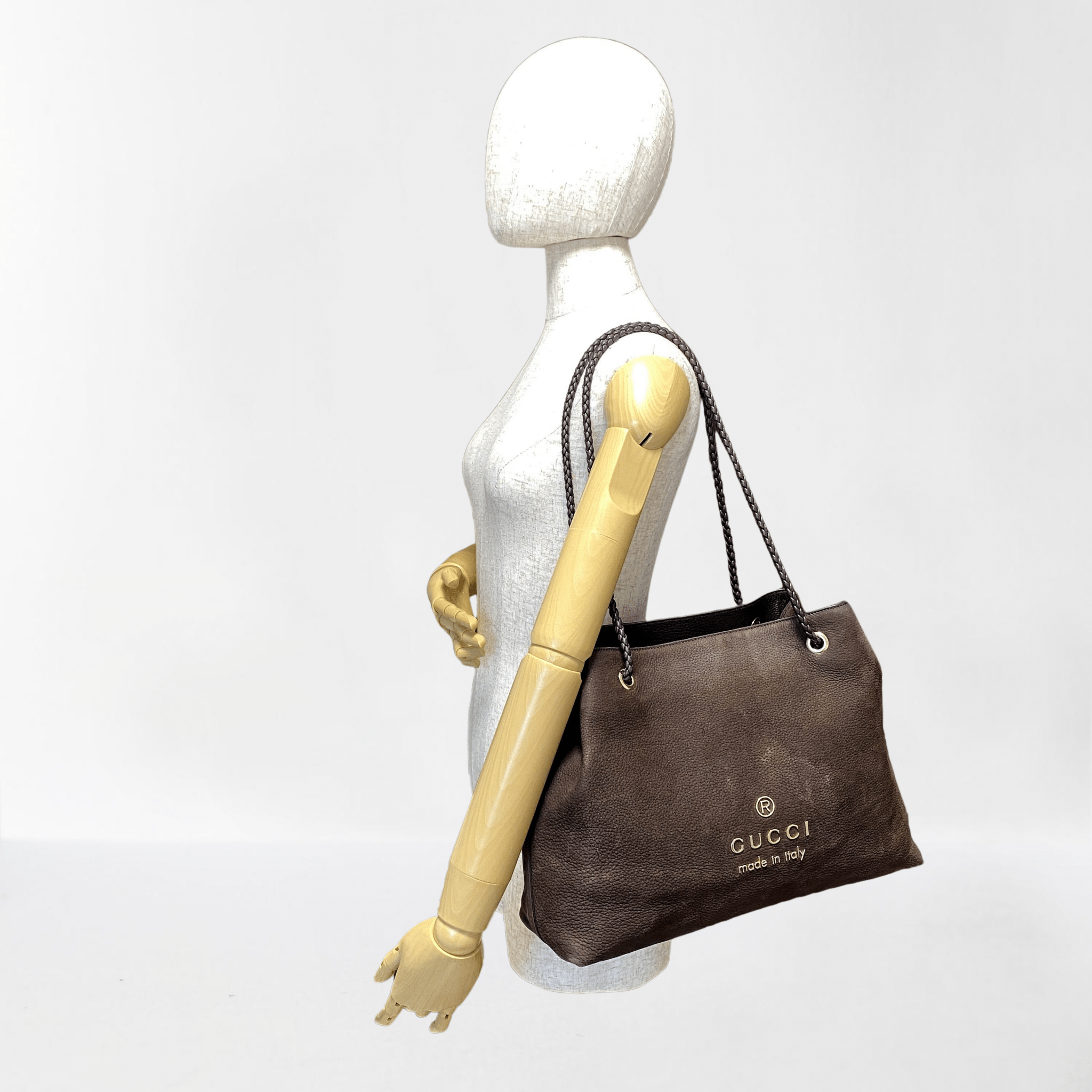 GUCCI Brown Nubuck Leather SHoulder Bag, in , Sold by HIVE PRELOVED - Shoulder Bags, ,