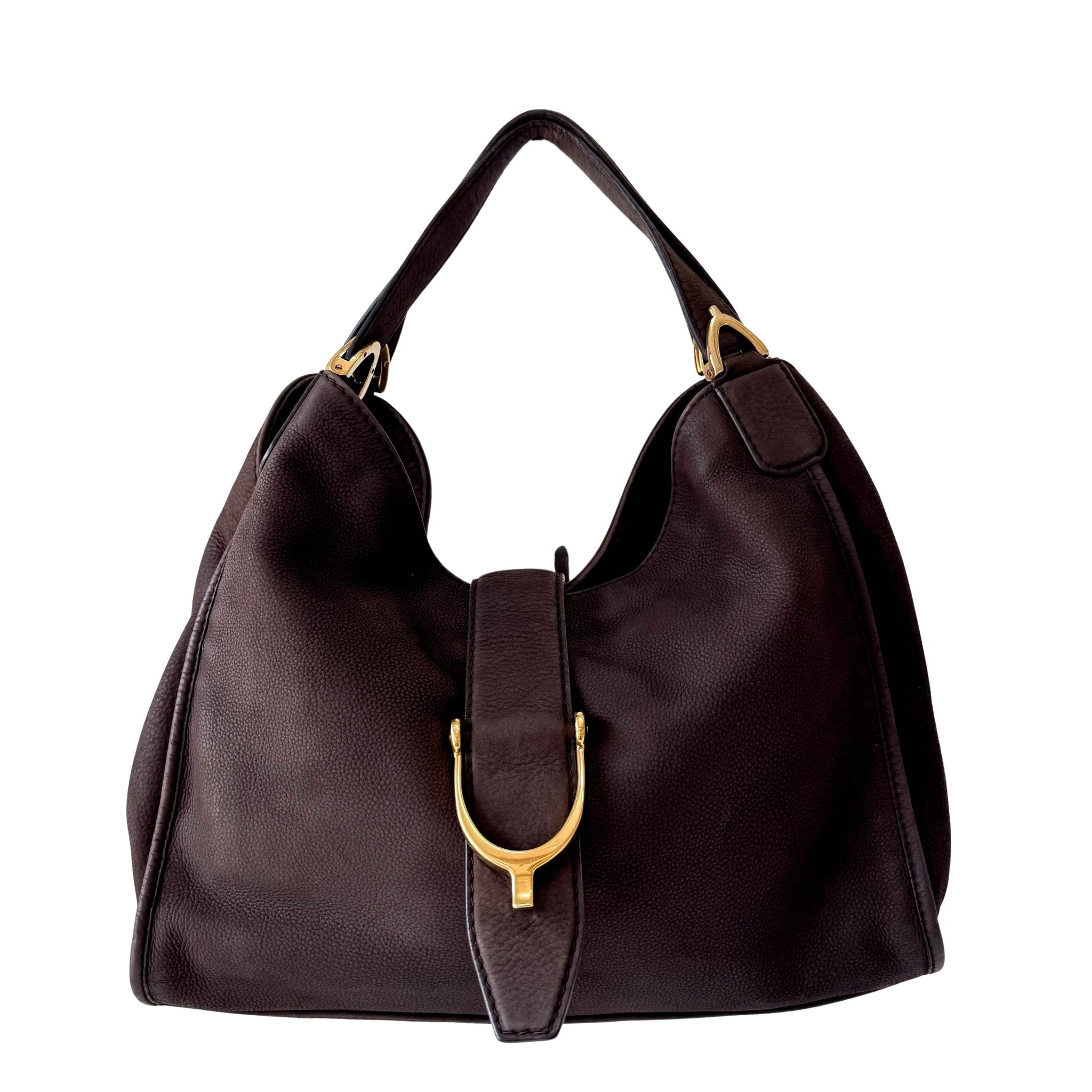 GUCCI Brown Nubuck Leather Shoulder Bag, in , Sold by HIVE PRELOVED - Shoulder Bags, ,