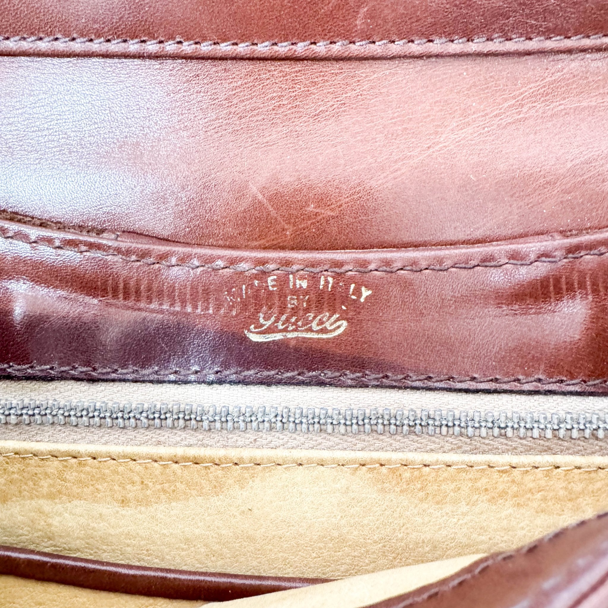 GUCCI Brown Suede Half Horsebit Detail G Crest Shoulder Bag, in , Sold by HIVE PRELOVED - Shoulder Bags, ,