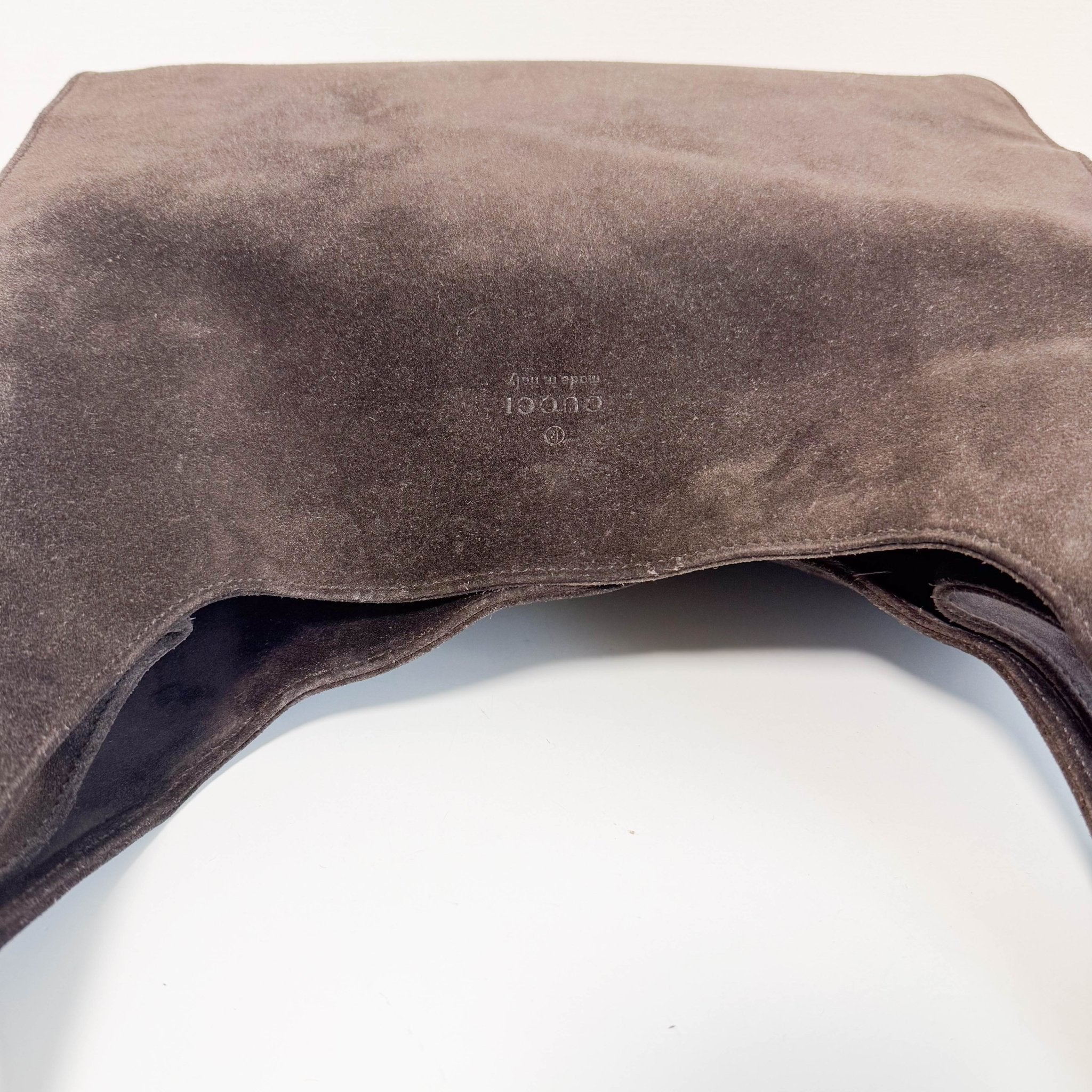 GUCCI Brown Suede Shoulder Bag, in , Sold by HIVE PRELOVED - Shoulder Bags, ,