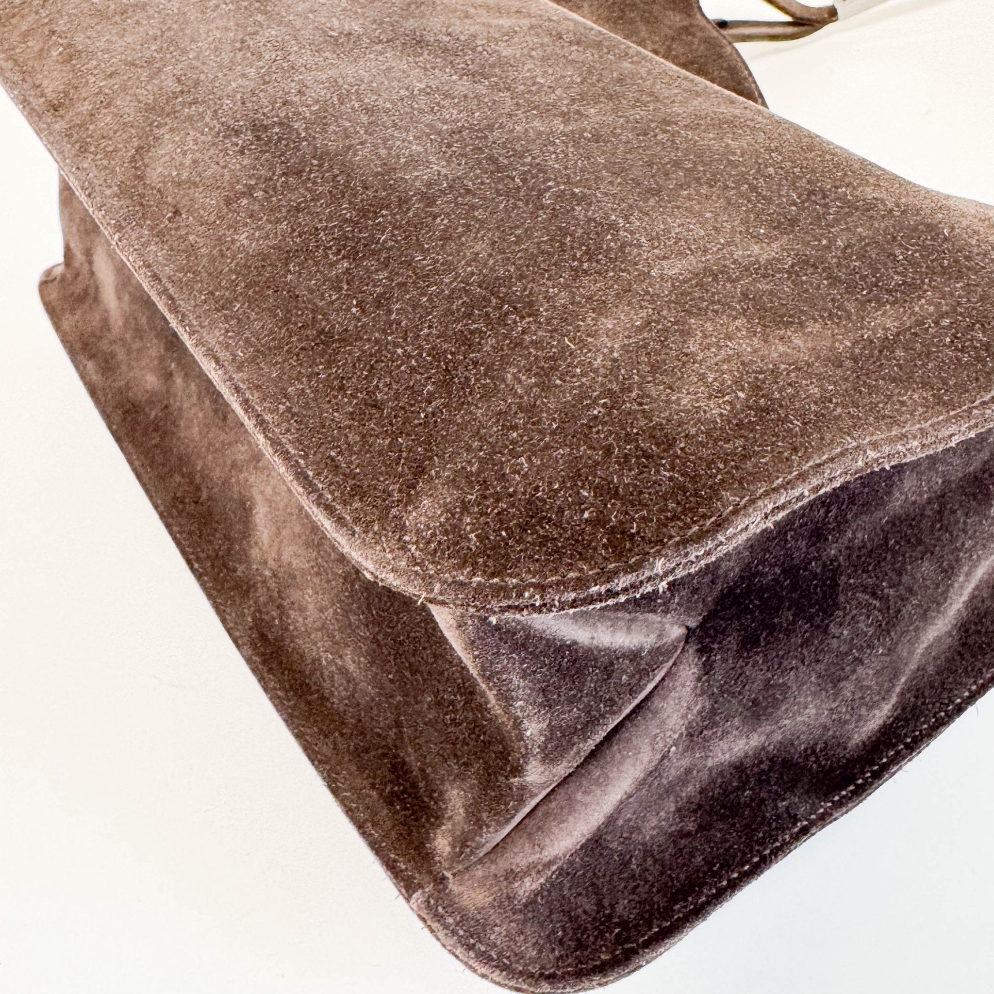 GUCCI Brown Suede Shoulder Bag, in , Sold by HIVE PRELOVED - Shoulder Bags, ,