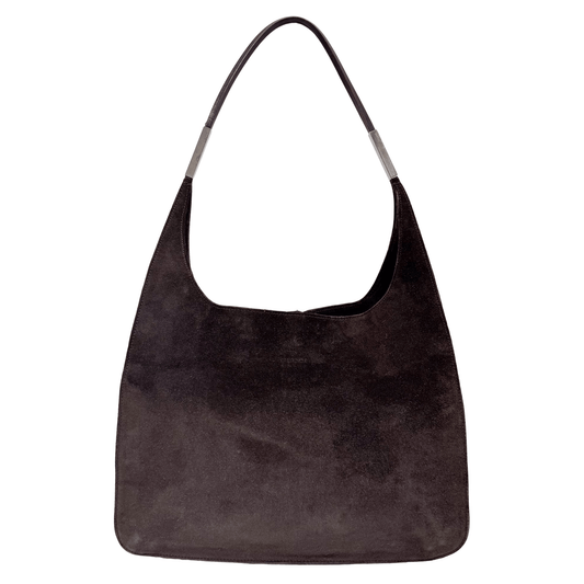 GUCCI Brown Suede Shoulder Bag, in , Sold by HIVE PRELOVED - Shoulder Bags, ,