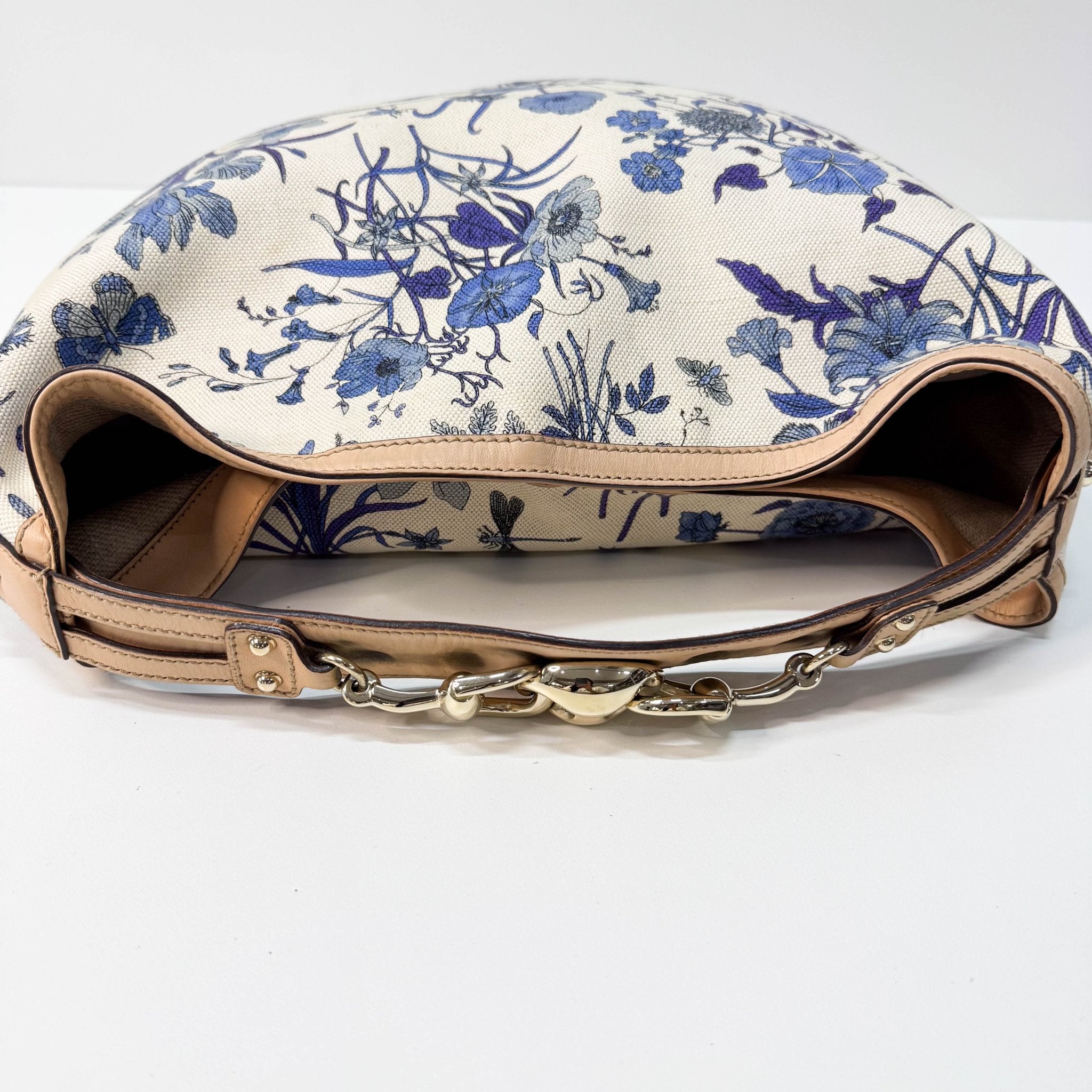 GUCCI Canvas Floral Hobo Shoulder Bag, in , Sold by HIVE PRELOVED - Shoulder Bags, ,