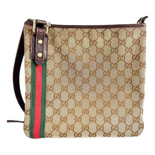 GUCCI Cloth Handbag, Neutral in Cotton Canvas, Sold by HIVE PRELOVED - , ,