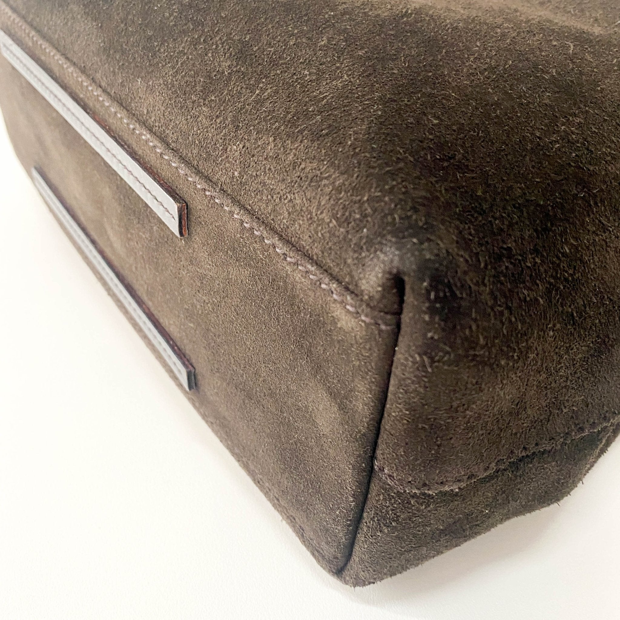 GUCCI Dark Brown Suede Hobo Shoulder Bag, in , Sold by HIVE PRELOVED - Shoulder Bags, ,