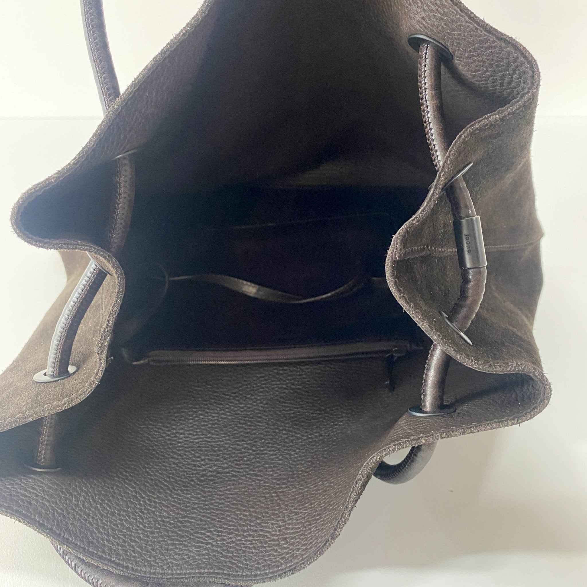 GUCCI Dark Brown Suede Hobo Shoulder Bag, in , Sold by HIVE PRELOVED - Shoulder Bags, ,