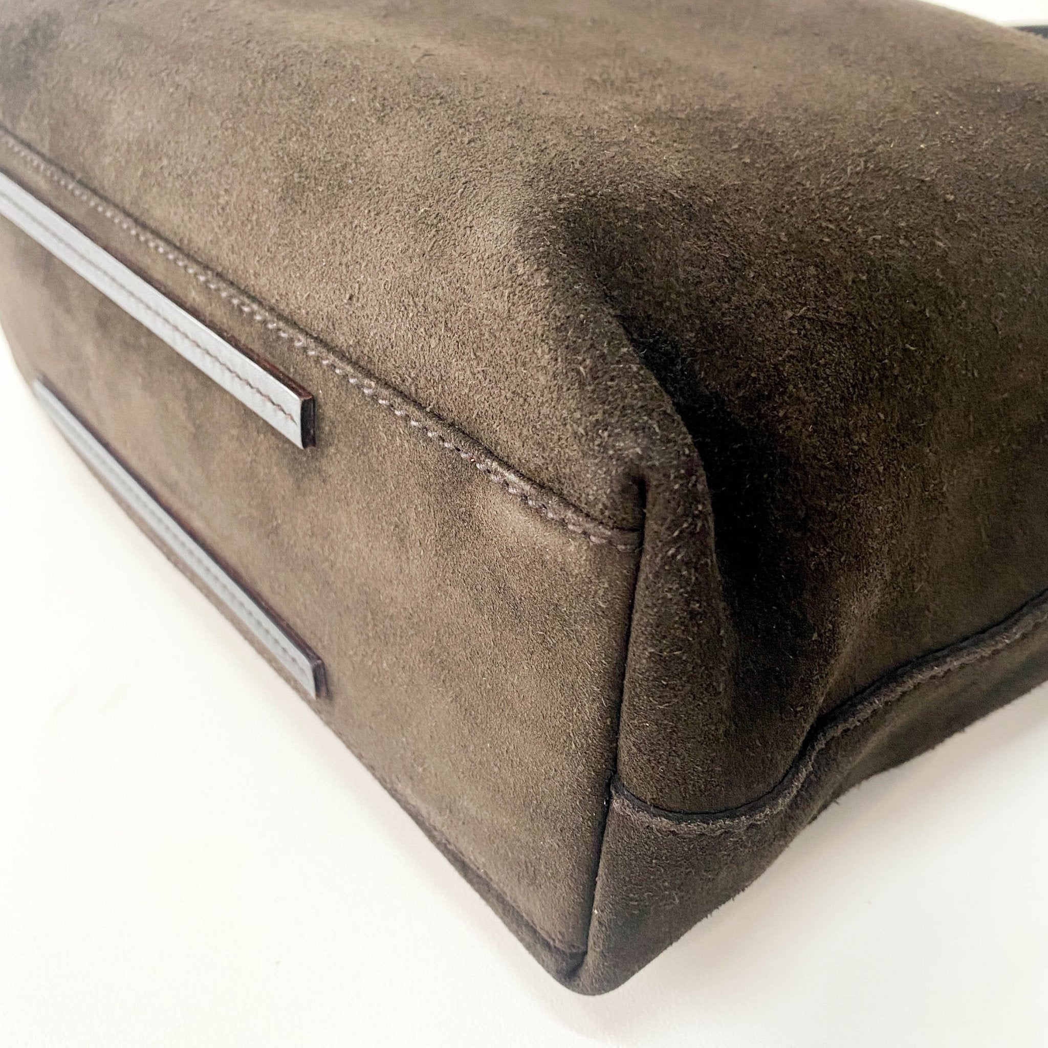 GUCCI Dark Brown Suede Hobo Shoulder Bag, in , Sold by HIVE PRELOVED - Shoulder Bags, ,