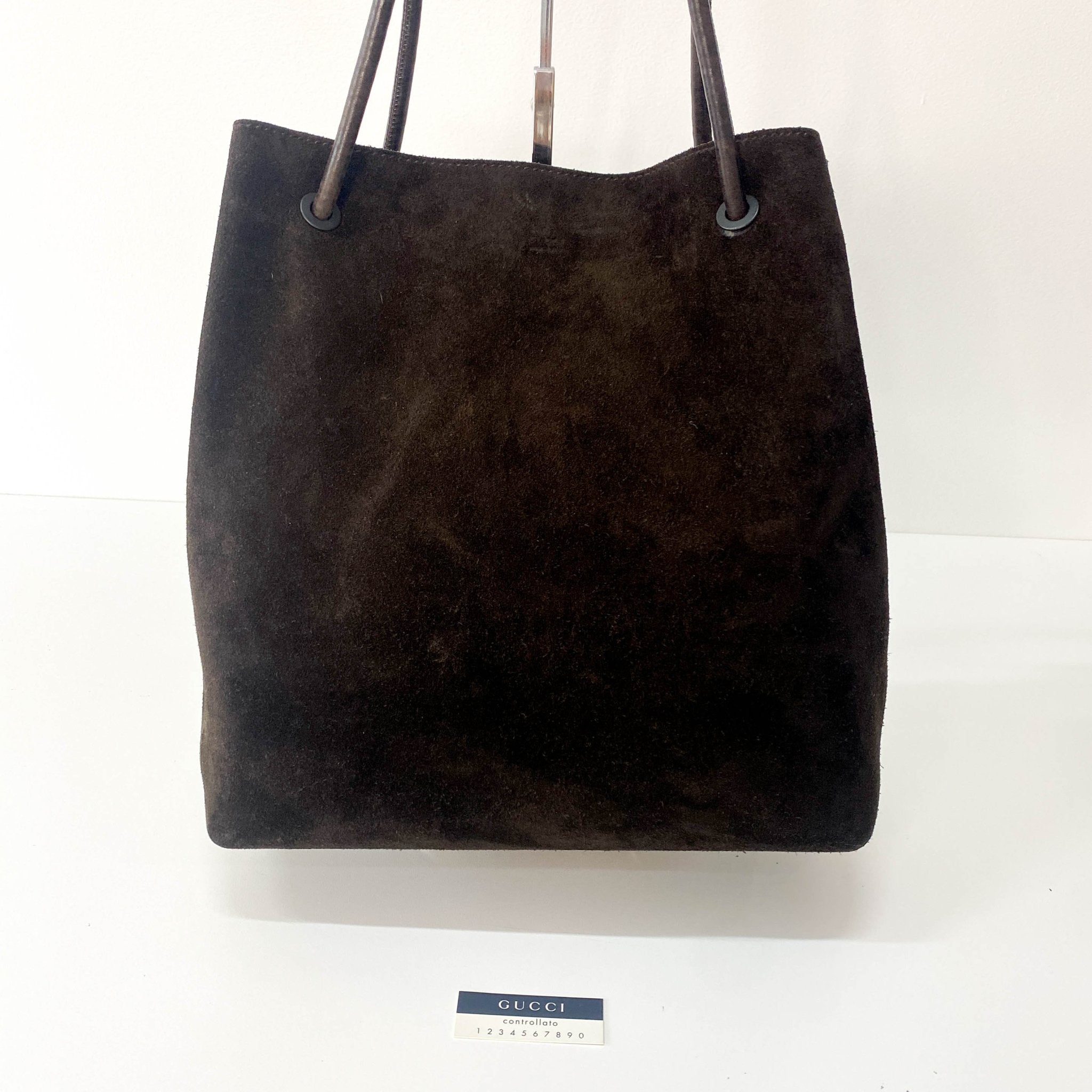 GUCCI Dark Brown Suede Hobo Shoulder Bag, in , Sold by HIVE PRELOVED - Shoulder Bags, ,