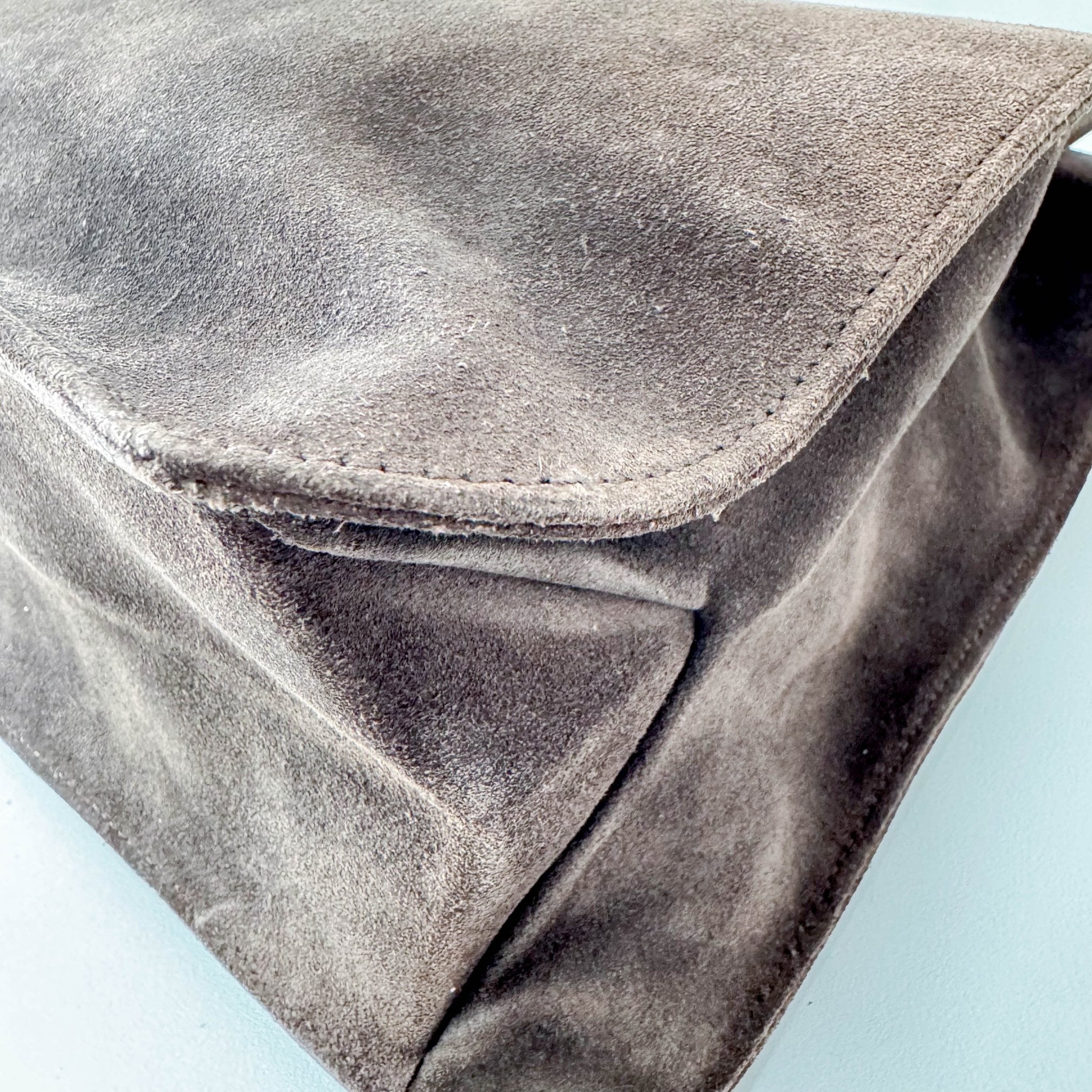 GUCCI Dark Brown Suede Hobo Shoulder Bag, in , Sold by HIVE PRELOVED - Shoulder Bags, ,