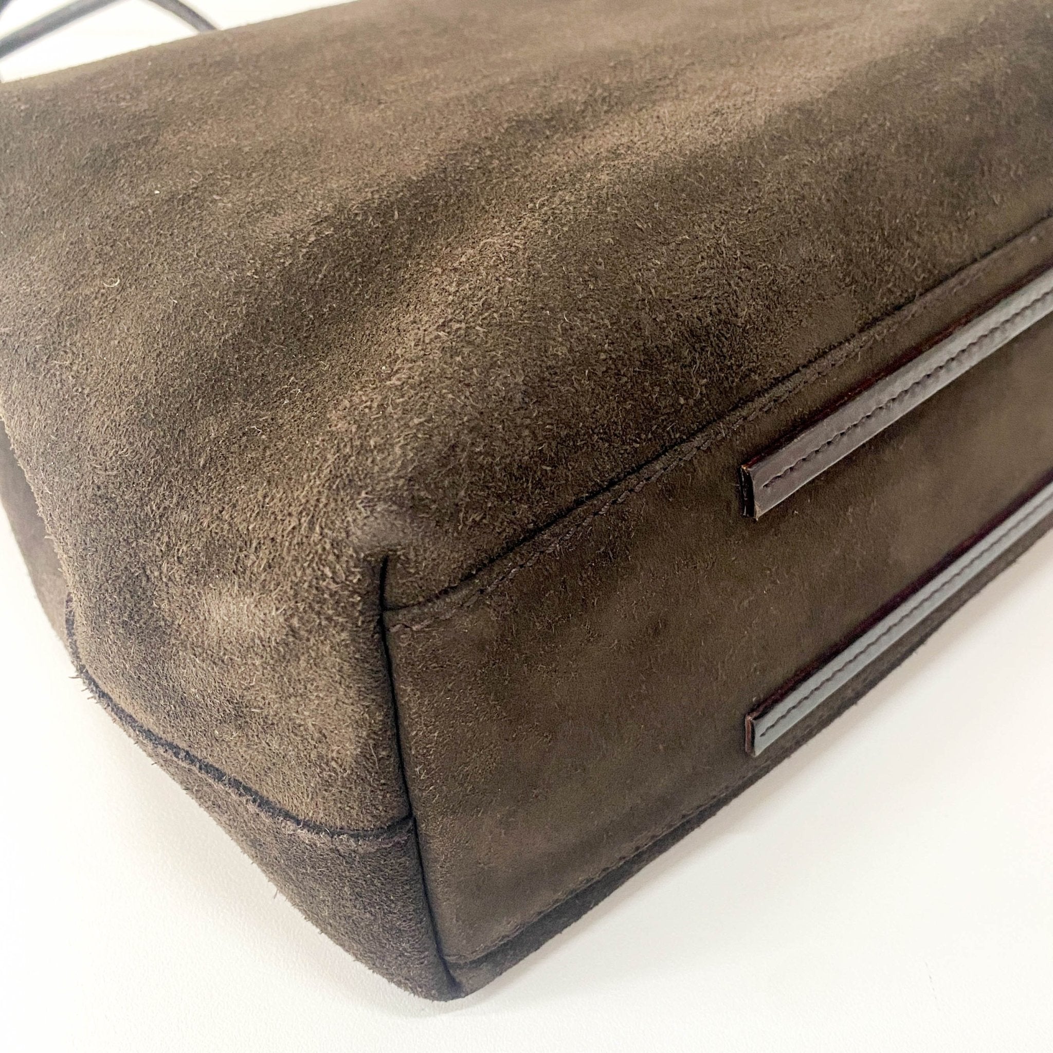 GUCCI Dark Brown Suede Hobo Shoulder Bag, in , Sold by HIVE PRELOVED - Shoulder Bags, ,