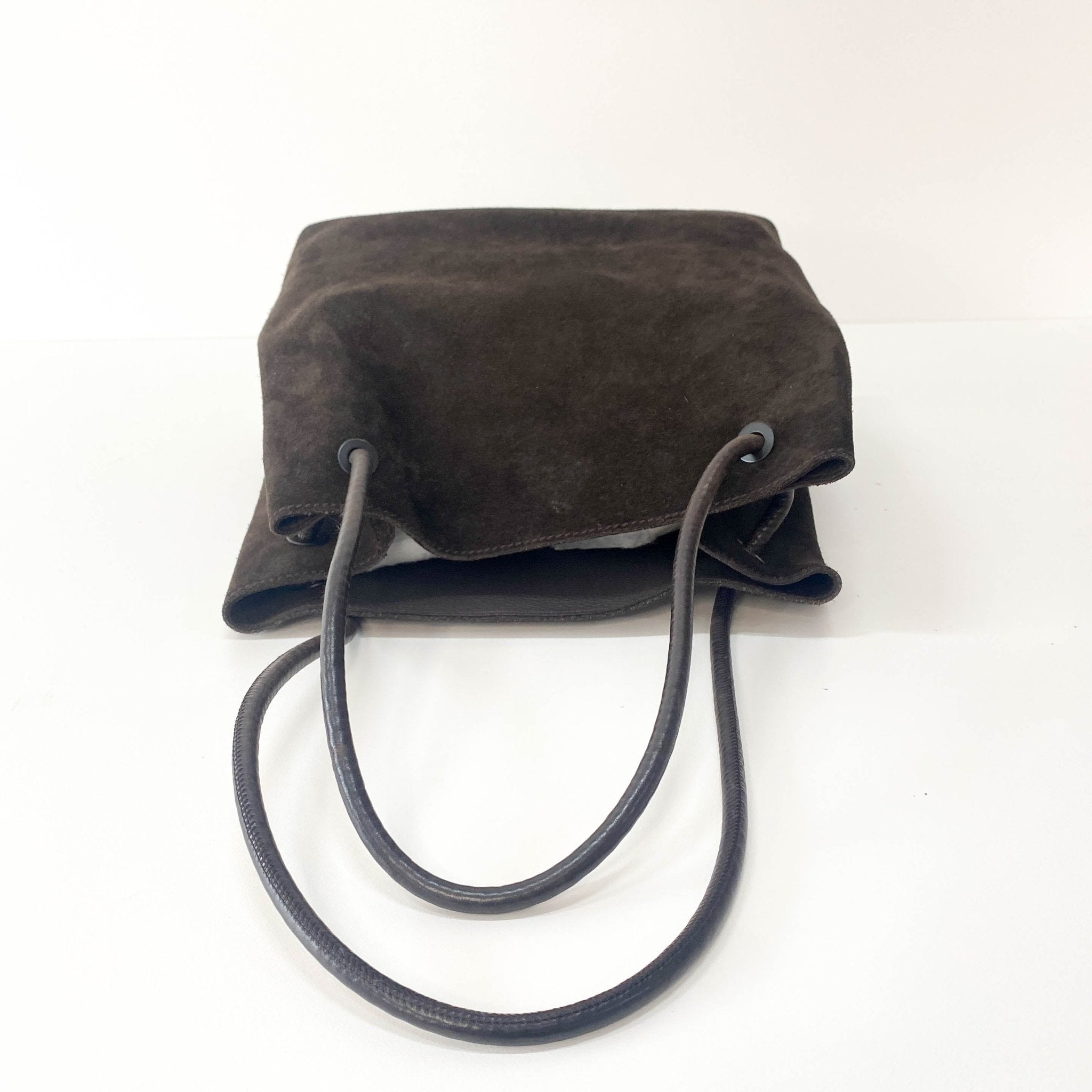 GUCCI Dark Brown Suede Hobo Shoulder Bag, in , Sold by HIVE PRELOVED - Shoulder Bags, ,