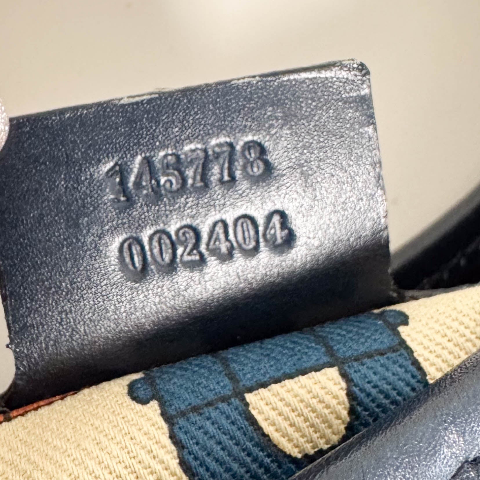 GUCCI Dark Navy GG Embossed Leather Hobo Bag, in , Sold by HIVE PRELOVED - Shoulder Bags, ,