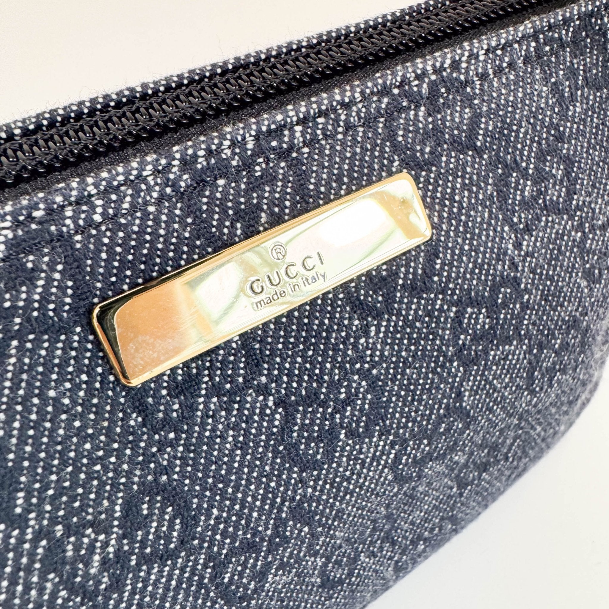 GUCCI Denim Pochette Accesories Shoulder Bag, in , Sold by HIVE PRELOVED - Shoulder Bags, ,