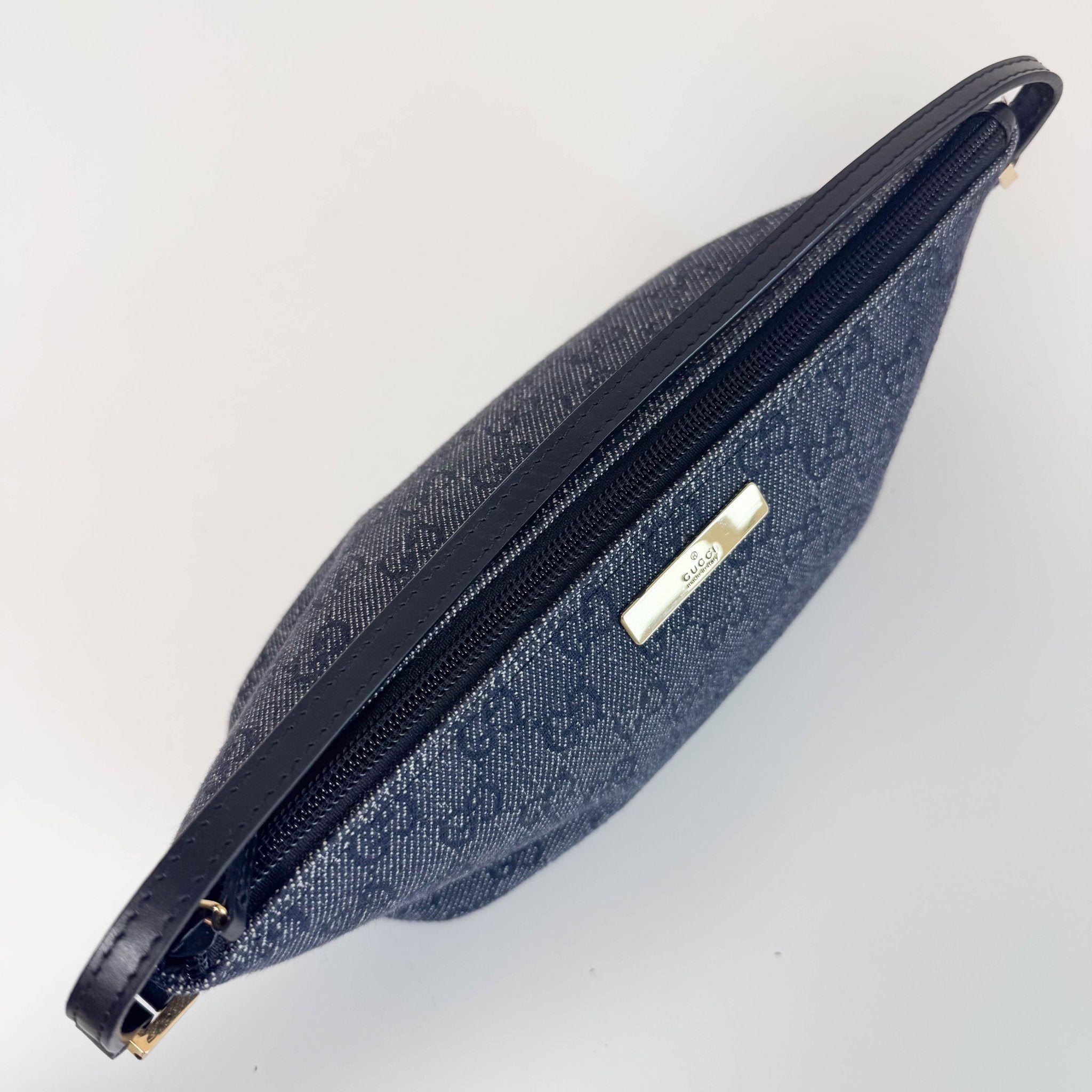 GUCCI Denim Pochette Accesories Shoulder Bag, in , Sold by HIVE PRELOVED - Shoulder Bags, ,