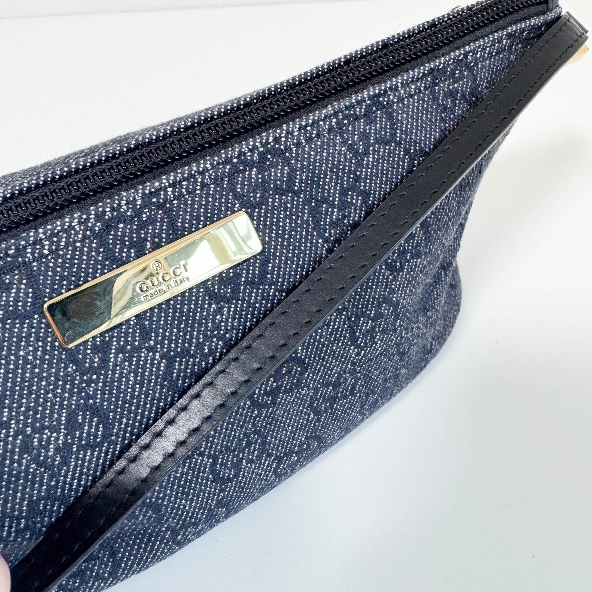 GUCCI Denim Pochette Accesories Shoulder Bag, in , Sold by HIVE PRELOVED - Shoulder Bags, ,