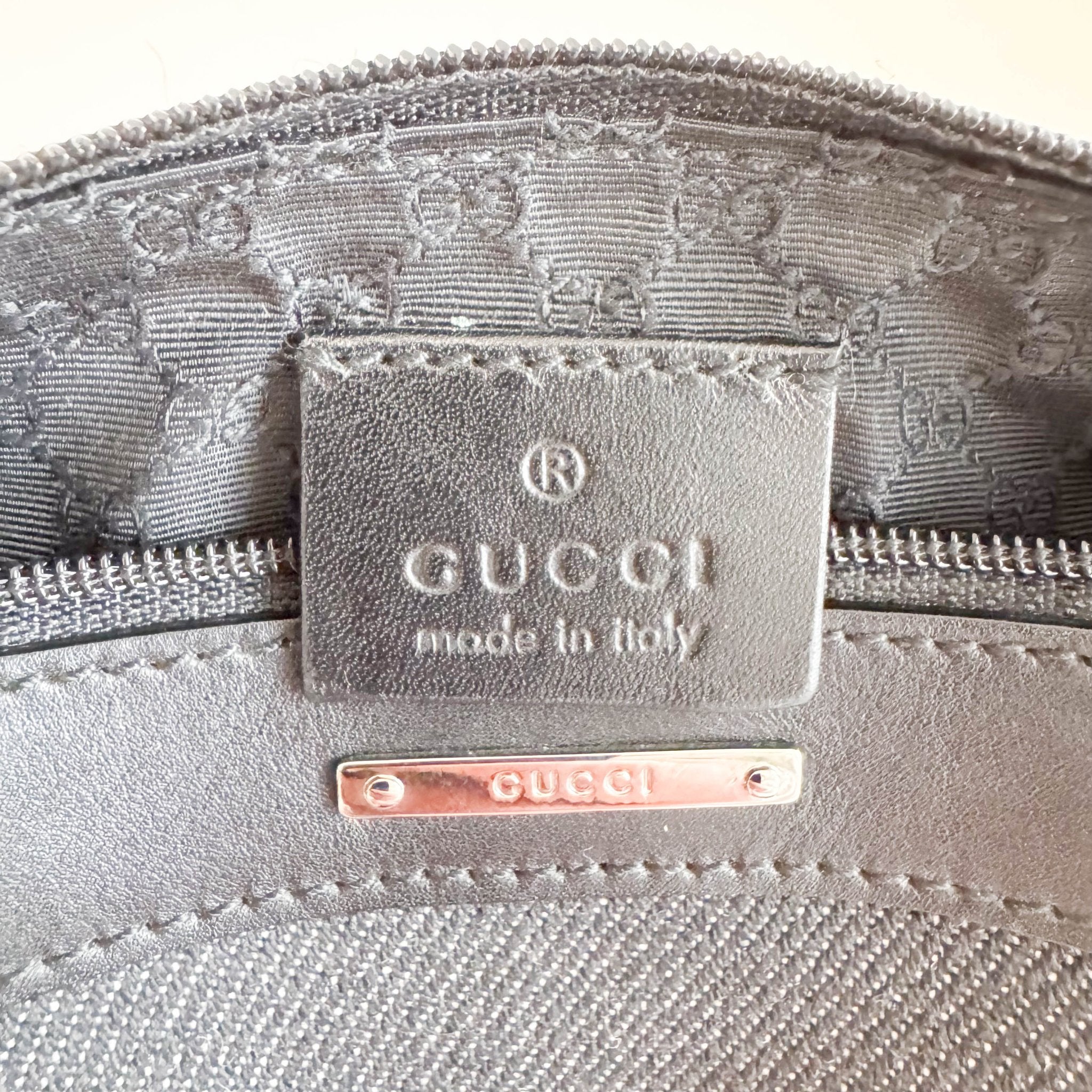 GUCCI Denim/Leather Sherry Mini Sherry Shoulder Bag, in , Sold by HIVE PRELOVED - Handle Bags, Mini bags,
