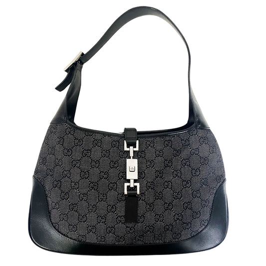 GUCCI GG Black Canvas Jackie Vintage, in , Sold by HIVE PRELOVED - Shoulder Bags, ,