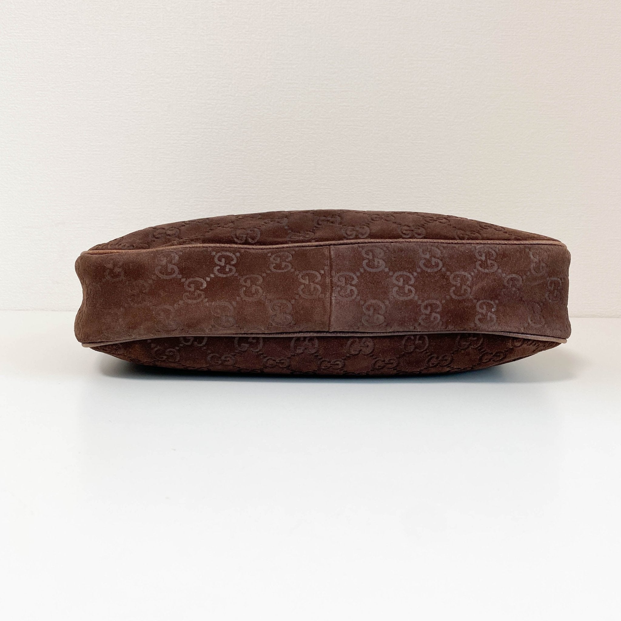 GUCCI GG Brown Suede Hobo Shoulder Bag, in , Sold by HIVE PRELOVED - Shoulder Bags, ,
