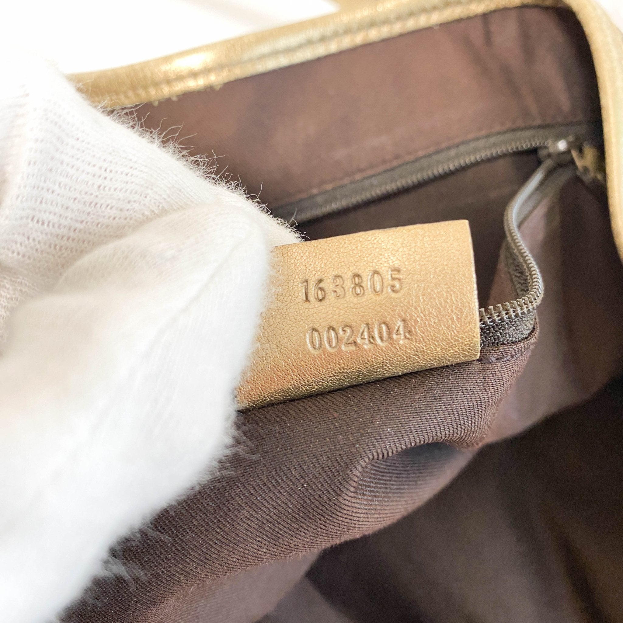 GUCCI GG Canvas Gold/Brown Leather Totes, in , Sold by HIVE PRELOVED - Totes, ,