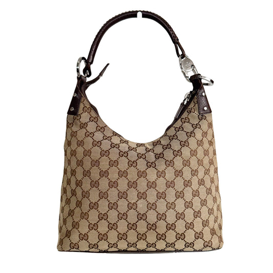 GUCCI GG Canvas Hobo Shoulder Bag, in , Sold by HIVE PRELOVED - Shoulder Bags, ,