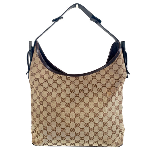 GUCCI GG Canvas Hobo Shoulder Bag, in , Sold by HIVE PRELOVED - Shoulder Bags, ,