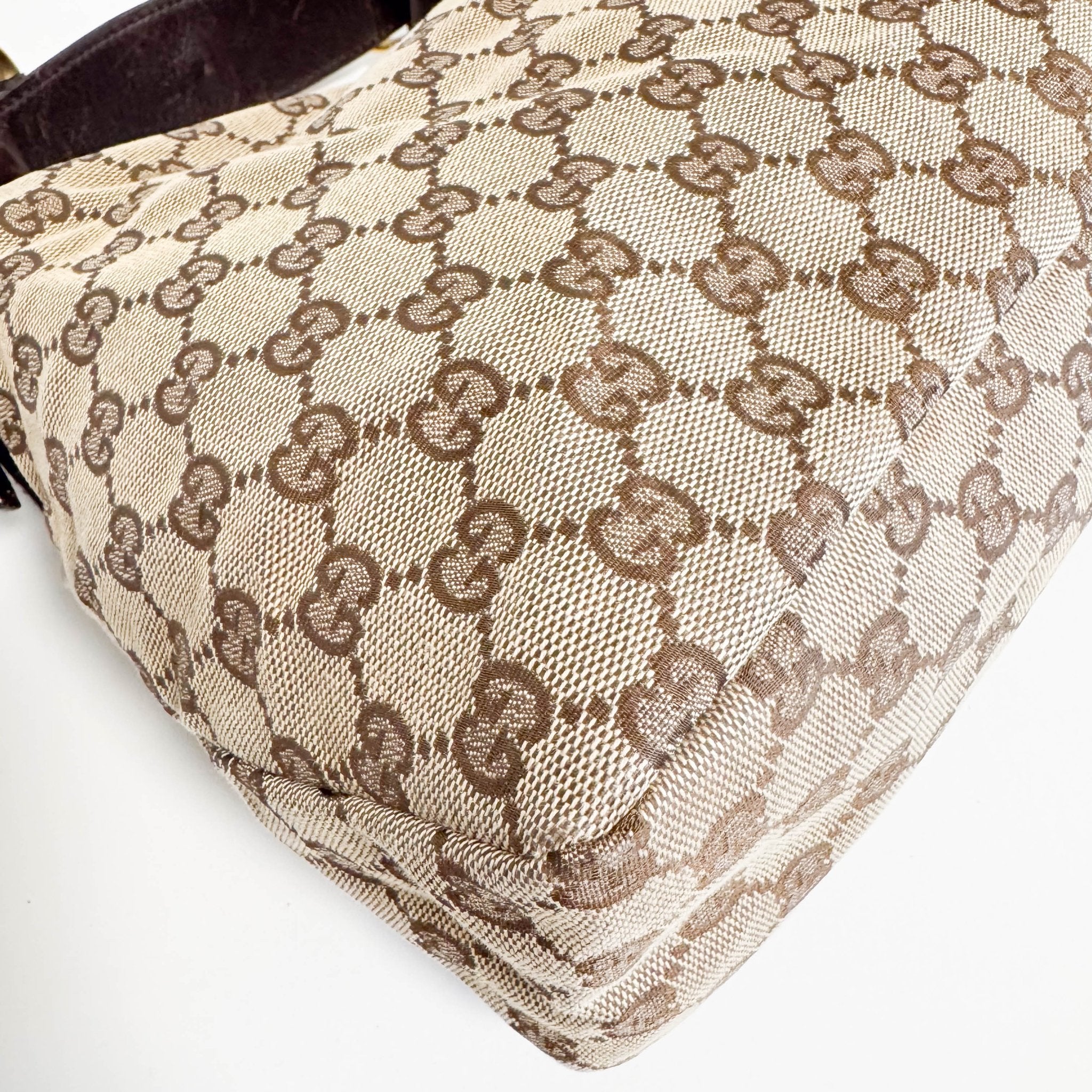 GUCCI GG Canvas Horsebit Hobo Bag, in , Sold by HIVE PRELOVED - Shoulder Bags, ,