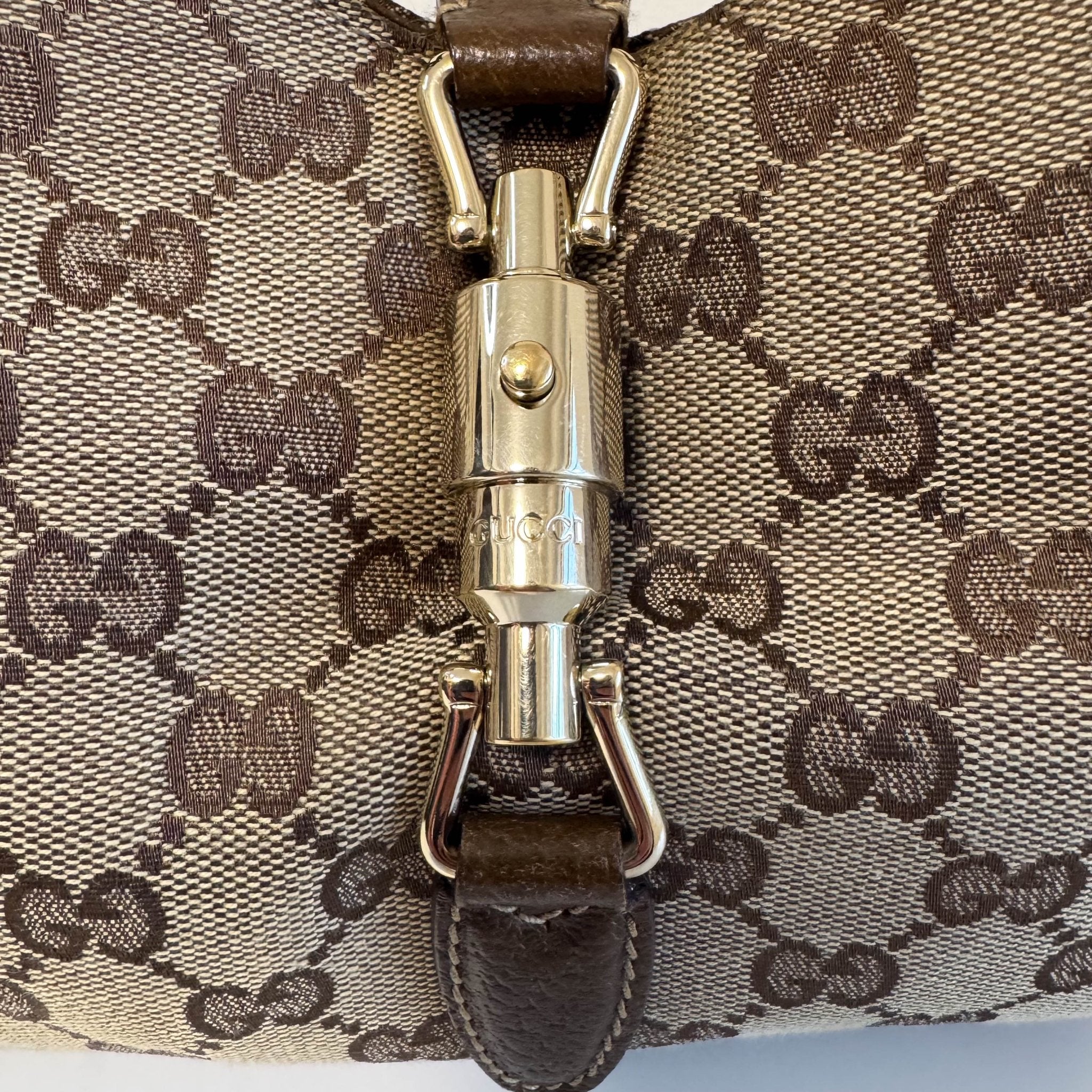 GUCCI GG Canvas Jackie 1961 Hobo Shoulder Bag, in , Sold by HIVE PRELOVED - Shoulder Bags, ,