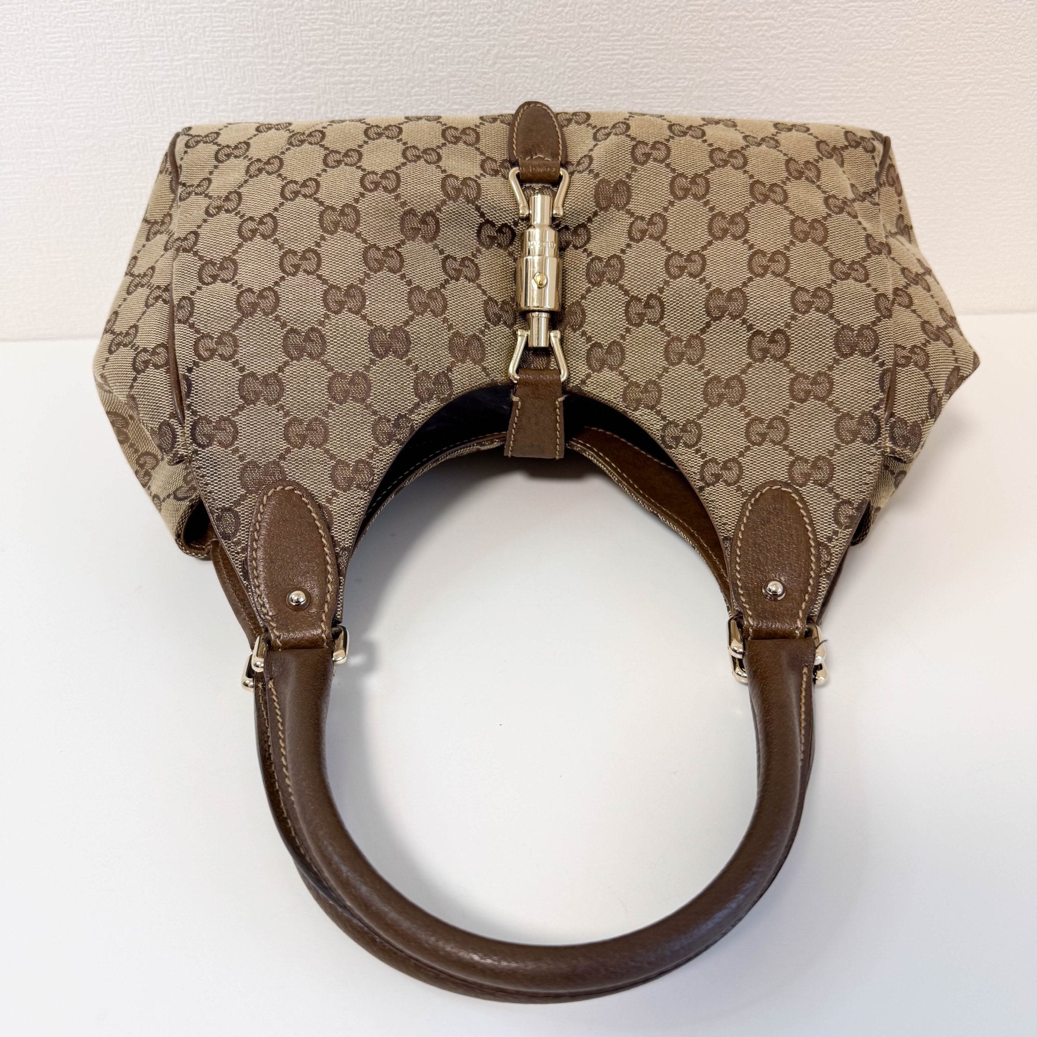 GUCCI GG Canvas Jackie 1961 Hobo Shoulder Bag, in , Sold by HIVE PRELOVED - Shoulder Bags, ,