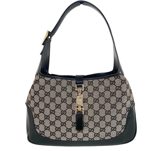 GUCCI GG Canvas Leather Jackie, in , Sold by HIVE PRELOVED - Shoulder Bags, ,