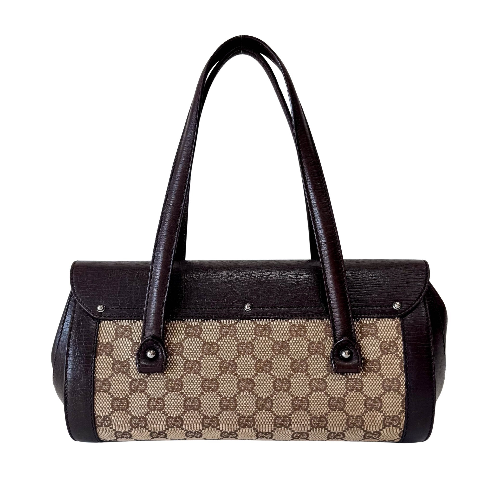 GUCCI GG Canvas Leather Shoulder Bag, in , Sold by HIVE PRELOVED - Shoulder Bags, ,