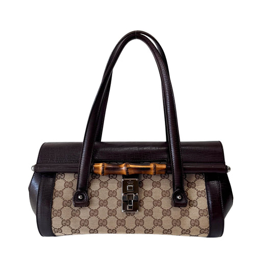GUCCI GG Canvas Leather Shoulder Bag, in , Sold by HIVE PRELOVED - Shoulder Bags, ,