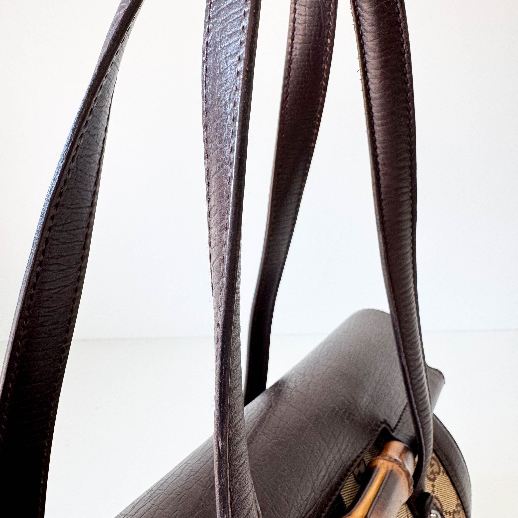 GUCCI GG Canvas Leather Shoulder Bag, in , Sold by HIVE PRELOVED - Shoulder Bags, ,