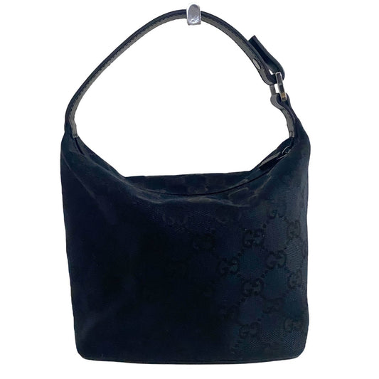 GUCCI GG Canvas Mini Bag 2404677, Cotton Canvas in Black, Sold by HIVE PRELOVED - Handle Bags, Mini bags,