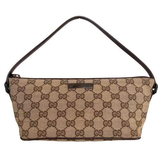 GUCCI GG Canvas Mini Pochette Pouch Bag, in , Sold by HIVE PRELOVED - Mini bags, Shoulder Bags,