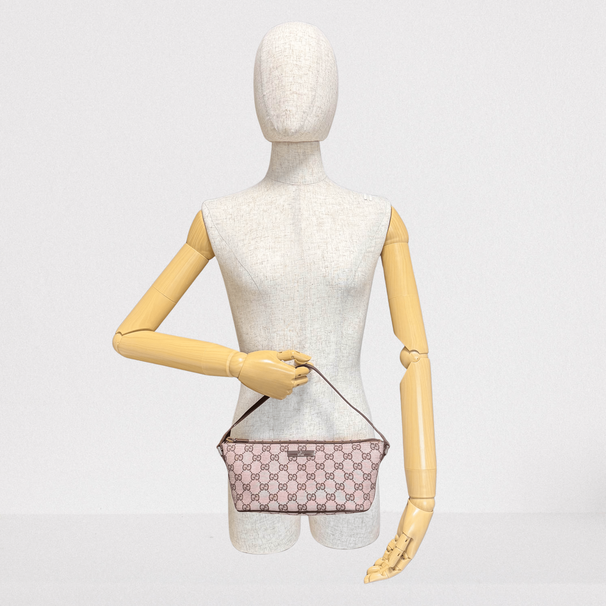 GUCCI GG Canvas Mini Pochette Pouch Bag, in , Sold by HIVE PRELOVED - Handle Bags, Mini bags,