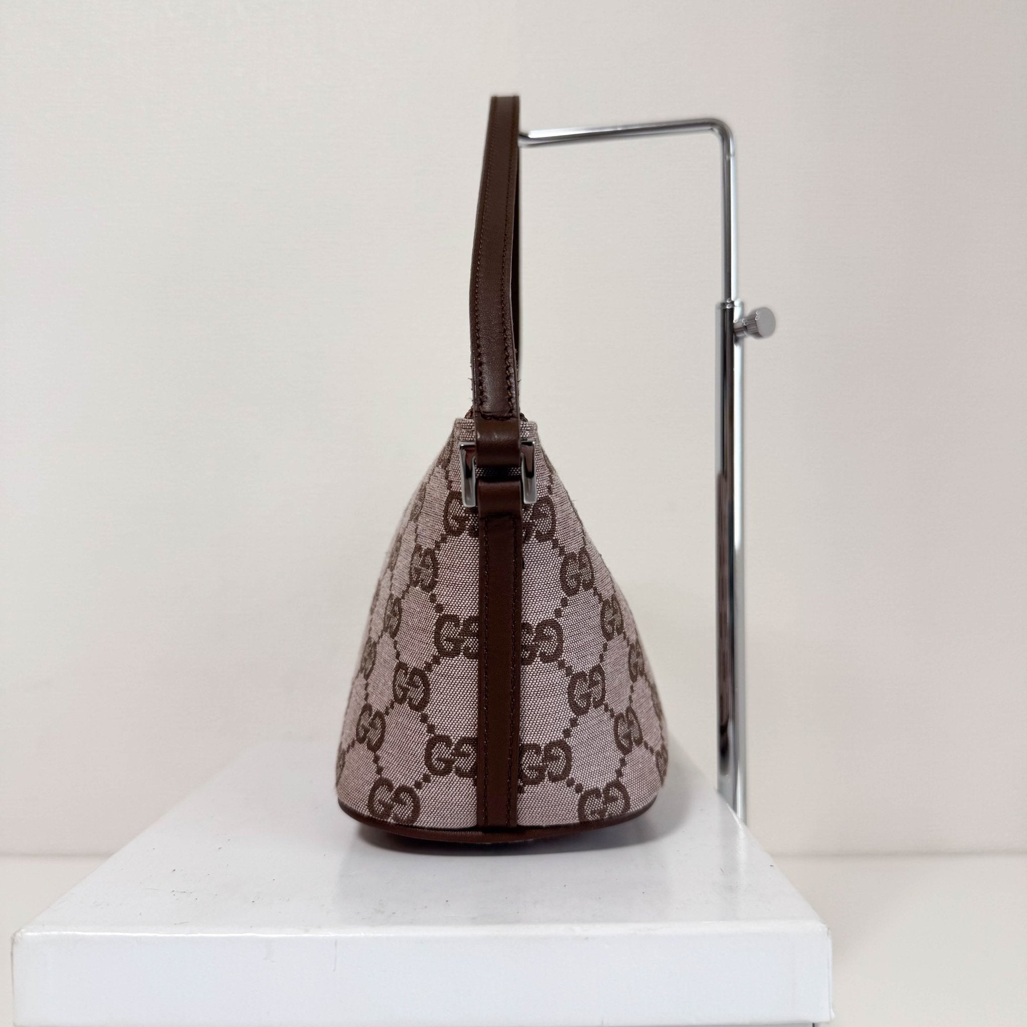 GUCCI GG Canvas Mini Pochette Pouch Bag, in , Sold by HIVE PRELOVED - Handle Bags, Mini bags,