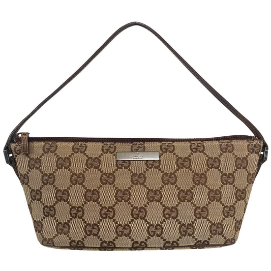 GUCCI GG Canvas Mini Pochette Pouch Bag, in , Sold by HIVE PRELOVED - Handle Bags, Mini bags,