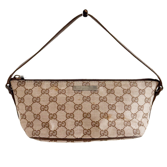 GUCCI GG Canvas Mini Pochette Pouch Bag, in , Sold by HIVE PRELOVED - Mini bags, Shoulder Bags,