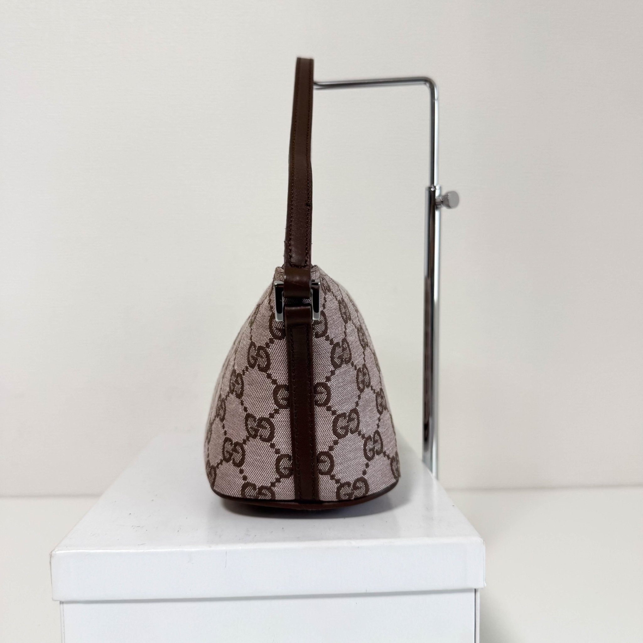 GUCCI GG Canvas Mini Pochette Pouch Bag, in , Sold by HIVE PRELOVED - Handle Bags, Mini bags,