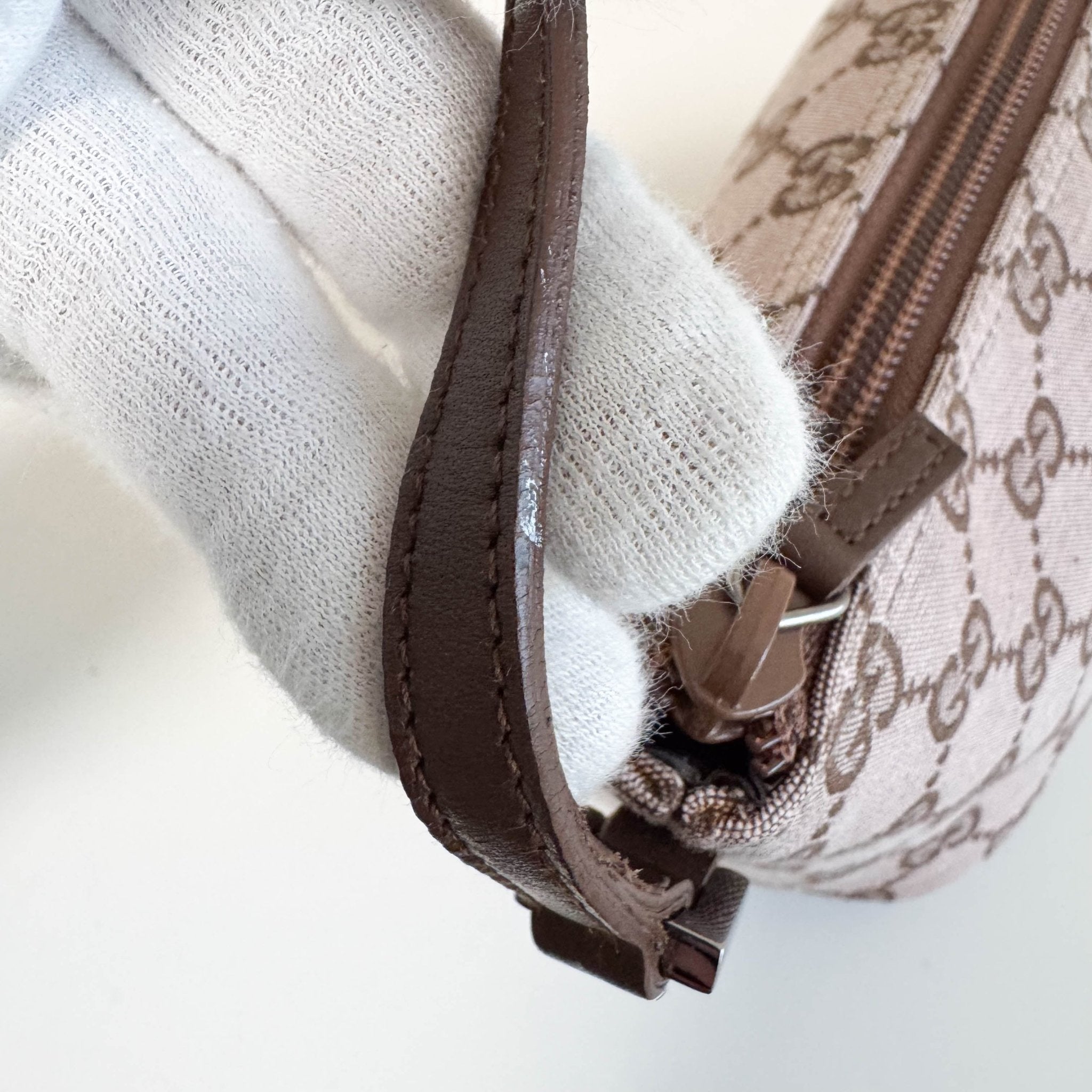 GUCCI GG Canvas Mini Pochette Pouch Bag, in , Sold by HIVE PRELOVED - Handle Bags, Mini bags,