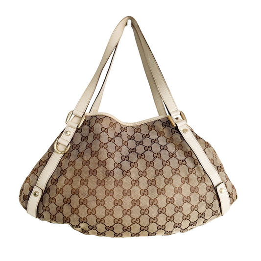 GUCCI GG Canvas Neutral Abbey, in , Sold by HIVE PRELOVED - Shoulder Bags, ,