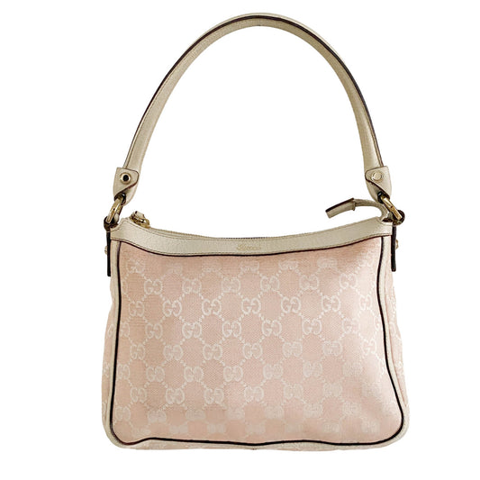 GUCCI GG Canvas Pink Hobo Handbag, in , Sold by HIVE PRELOVED - Handle Bags, ,