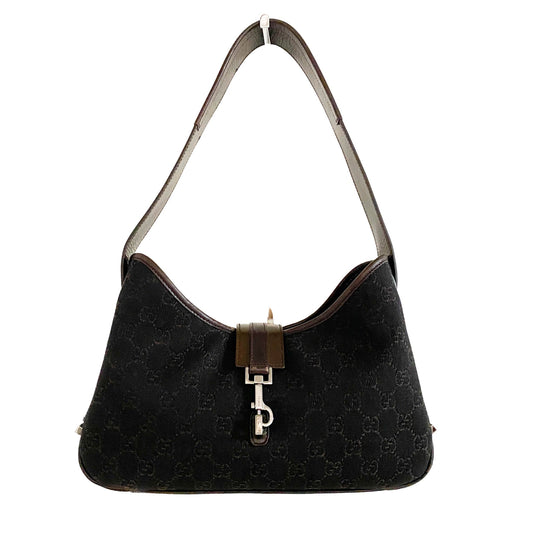 GUCCI GG Canvas Shoulder Bag, Cotton Canvas in Brown, Sold by HIVE PRELOVED - Shoulder Bags, ,