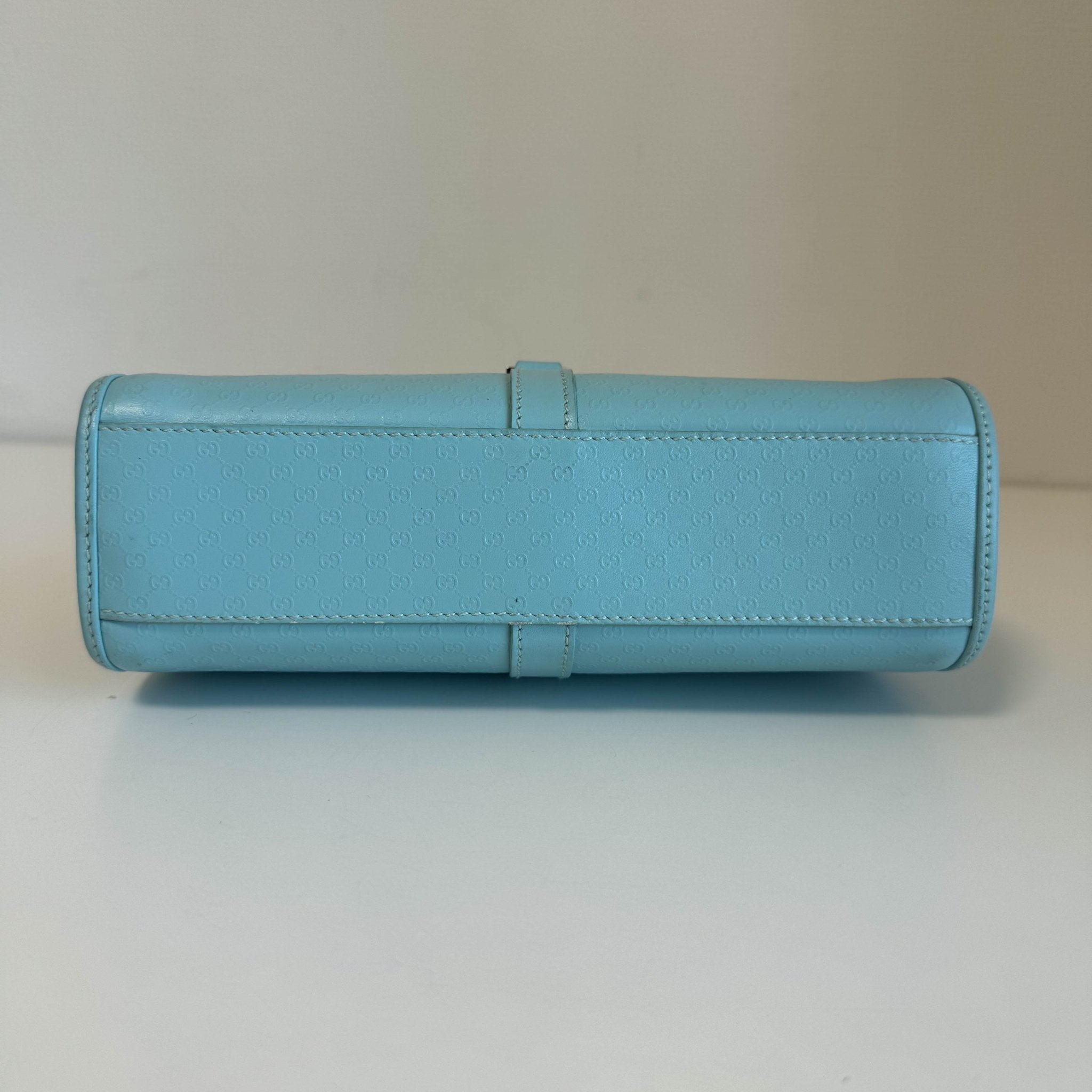 GUCCI GG Leather Light Blue Mini Jackie Handbag, in , Sold by HIVE PRELOVED - Handle Bags, Mini bags,