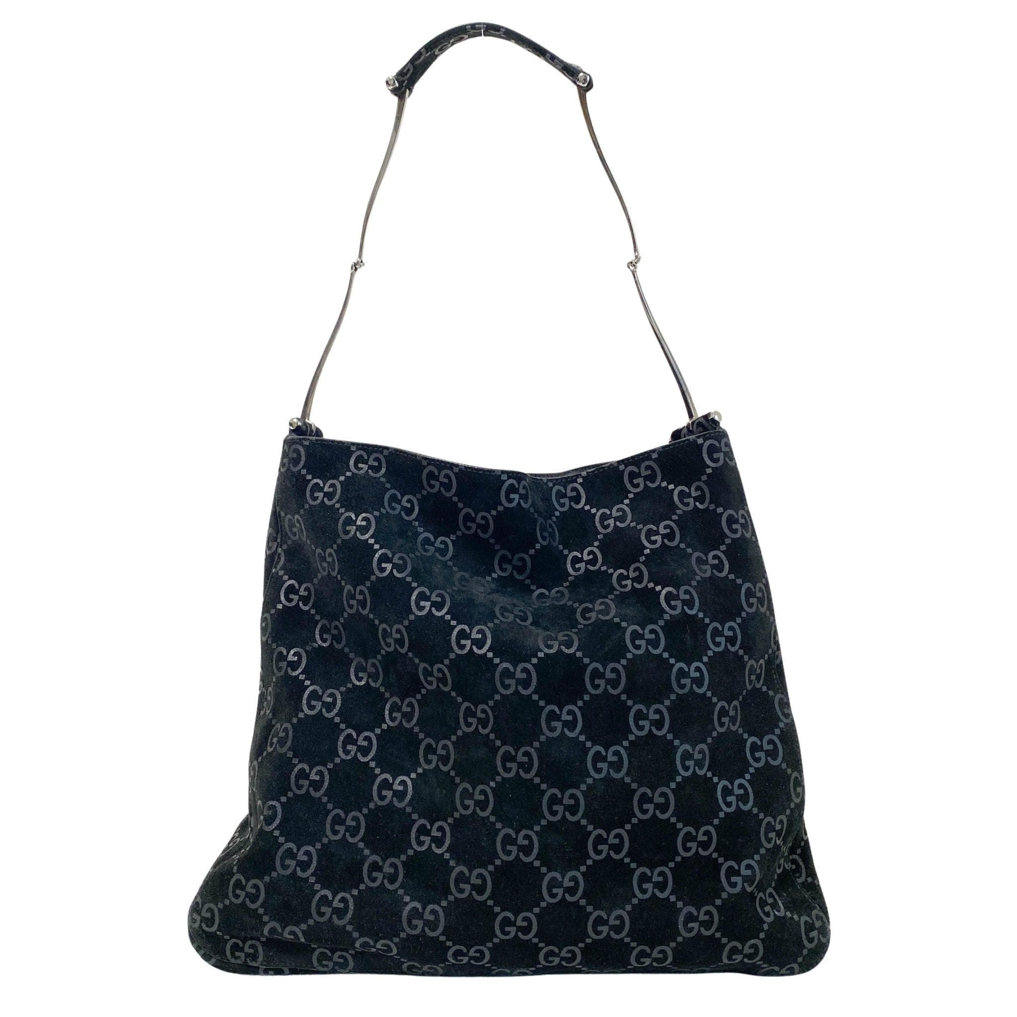 GUCCI GG Suede black Shoulder Bag, in , Sold by HIVE PRELOVED - Shoulder Bags, Totes,