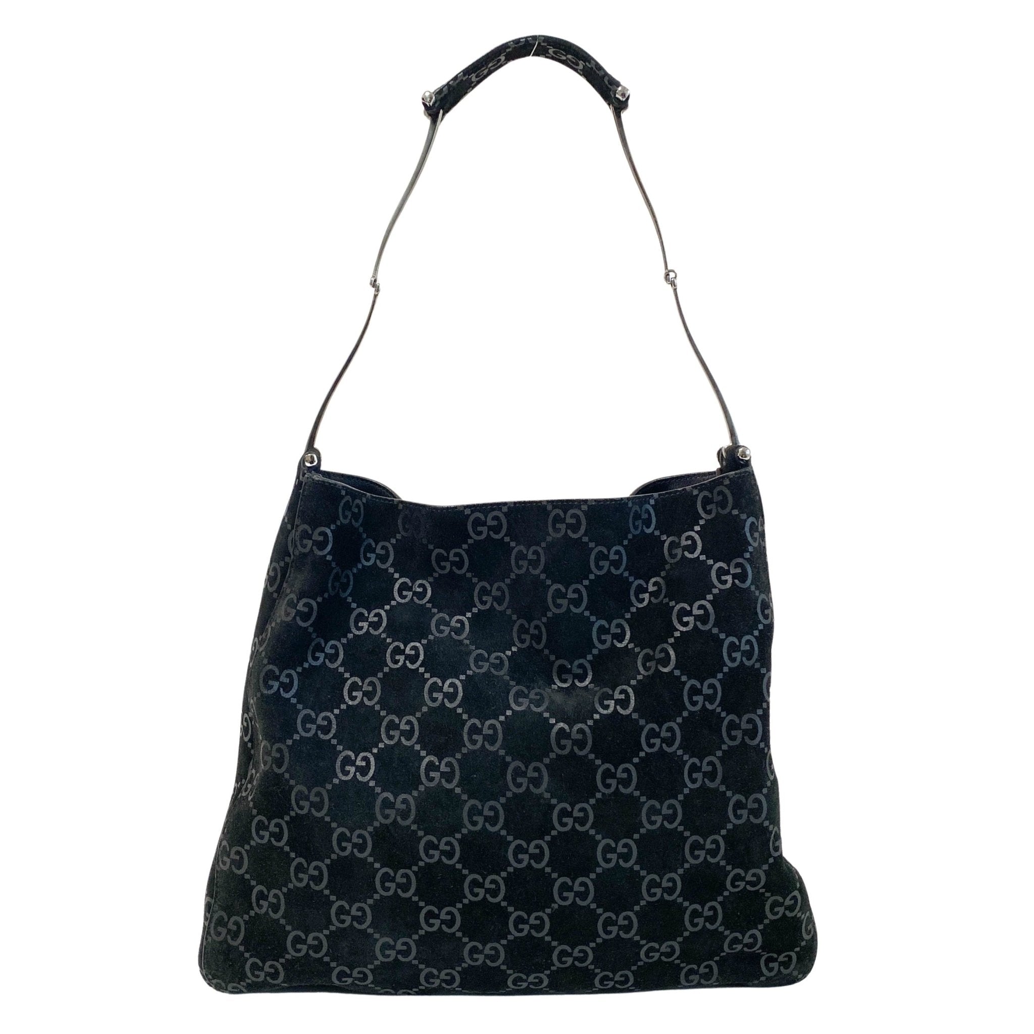 GUCCI GG Suede black Shoulder Bag, in , Sold by HIVE PRELOVED - Shoulder Bags, Totes,