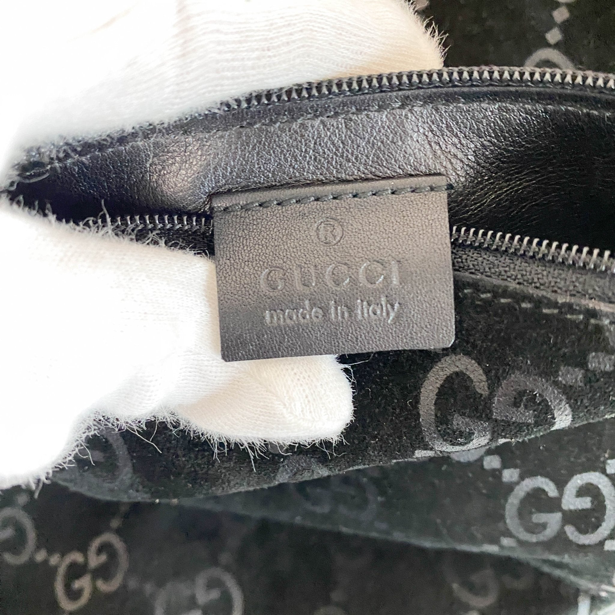 GUCCI GG Suede black Shoulder Bag, in , Sold by HIVE PRELOVED - Shoulder Bags, Totes,