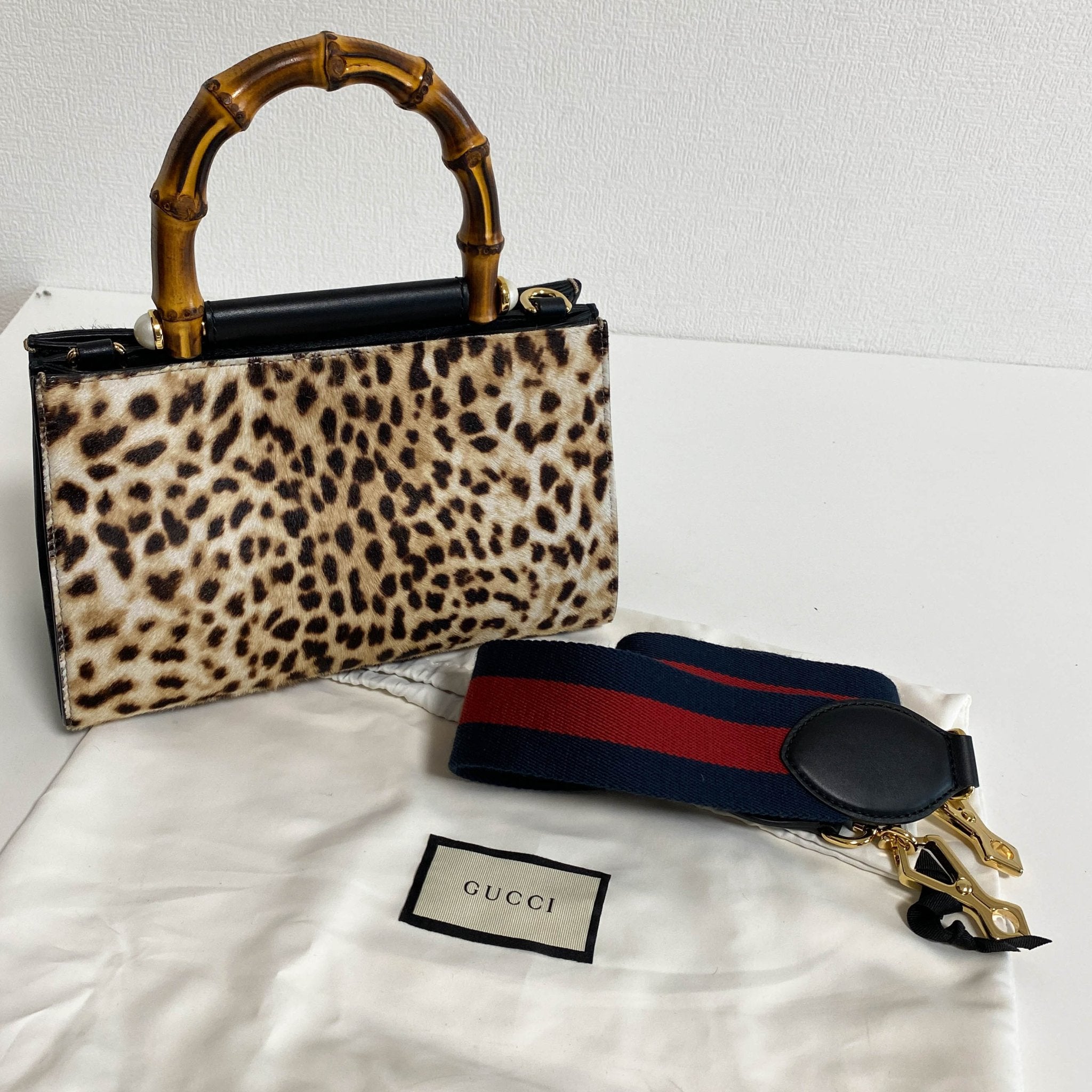 GUCCI Gucci Bamboo Nymphaea Harako Handbag, in , Sold by HIVE PRELOVED - Handle Bags, ,