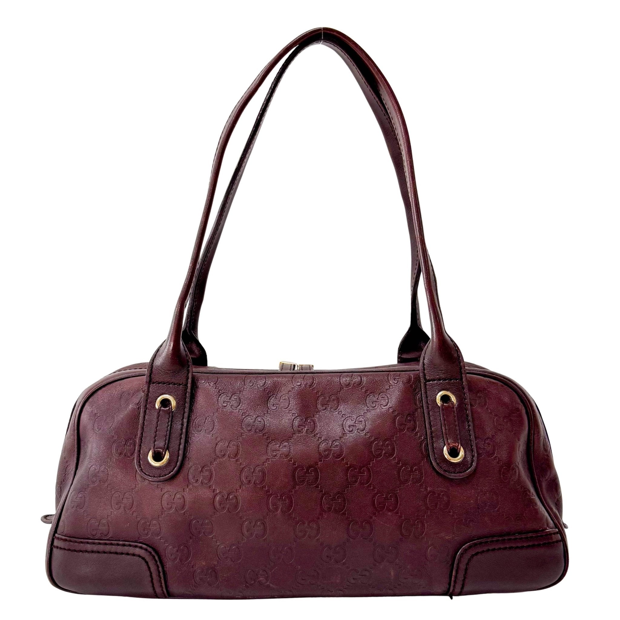 GUCCI Guccisima Brown Leather Shoulder Bag, in , Sold by HIVE PRELOVED - Shoulder Bags, ,