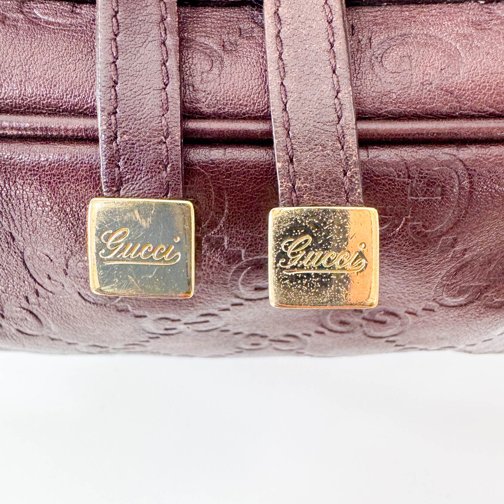 GUCCI Guccisima Brown Leather Shoulder Bag, in , Sold by HIVE PRELOVED - Shoulder Bags, ,